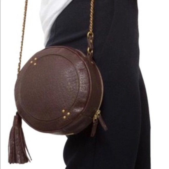 Jérôme Dreyfuss Remi Circle Bag in brown - Picture 1 of 14